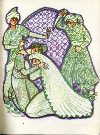 Ашик Кериб иллюстрации