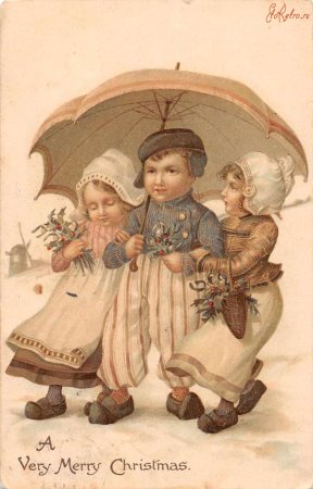 Голландские Винтажные открытки