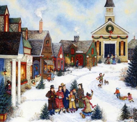 Линда Нельсон Рождественские Деревенские сюжеты