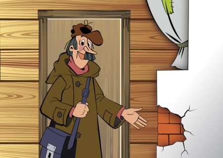 Почтальон Печкин из Простоквашино