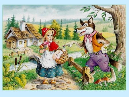 Народная сказка красная шапочка