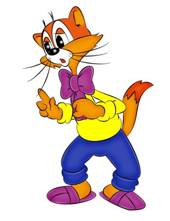 Сказочные герои кот Леопольд