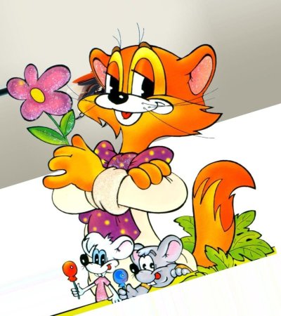 Герои мультфильма кот Леопольд