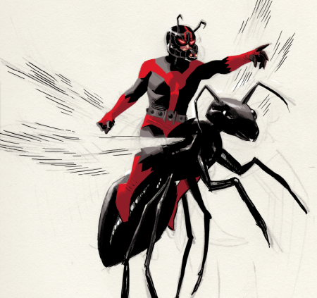 Человек муравей Марвел