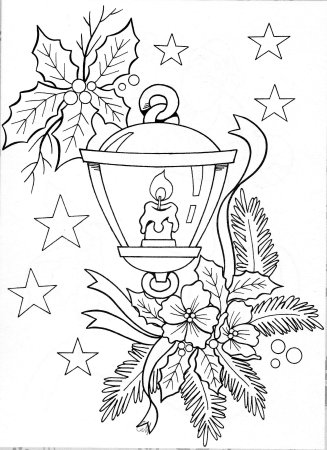 Рождественские раскраски