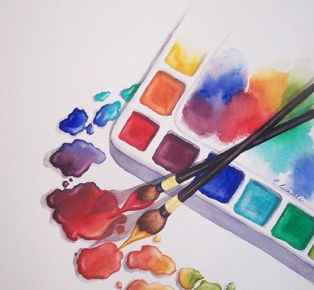 Рисование акварелью