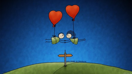 Обои на двоих мультяшные