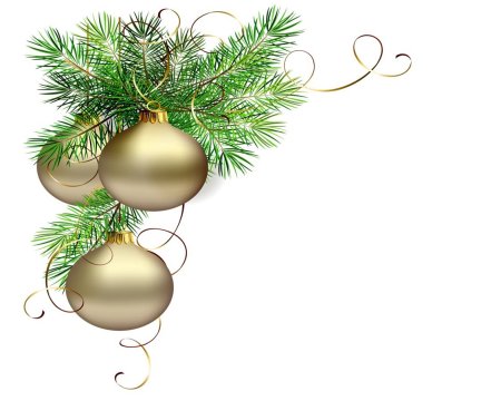 Новогодние еловые ветки