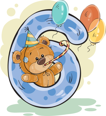 6 Месяцев открытка