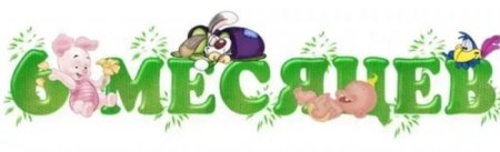 Поздравление с 6 месяцами