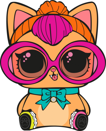 Кукла ЛОЛ неон Китти