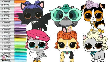 Питомцы ЛОЛ пэтс бумажный