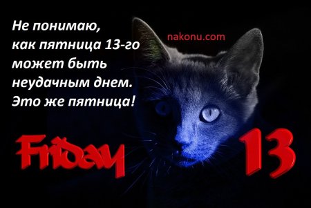 С пятницей 13 прикольные