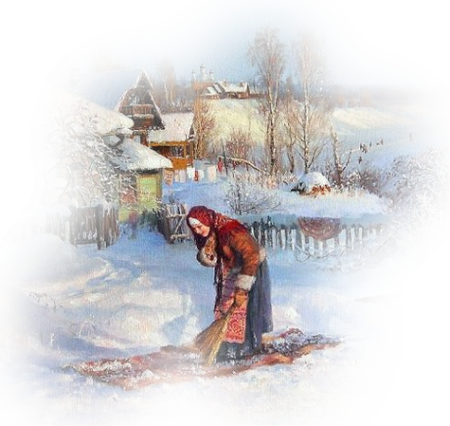 Крещенский сочельник старые открытки