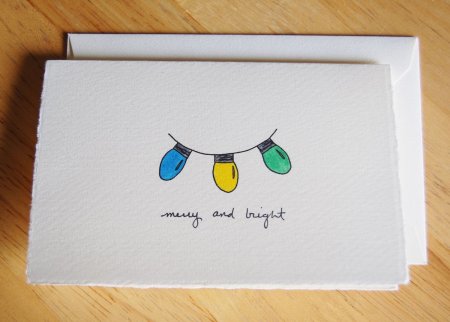 Идеи для открыток на новый год маркерами