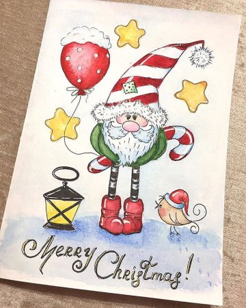 Идеи для открыток нарисовать