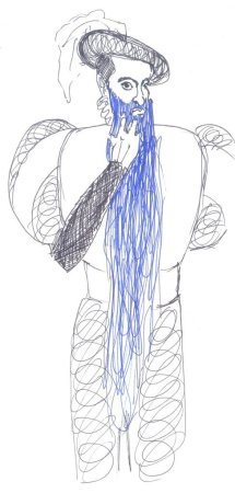 Шарль Перро синяя борода раскраска