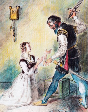 Синяя борода сказка