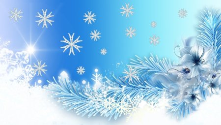 Снежный фон