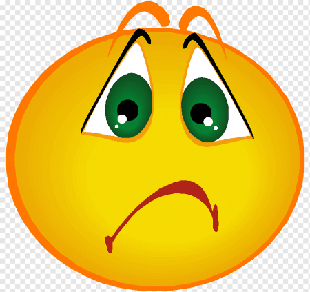 Грустный смайлик