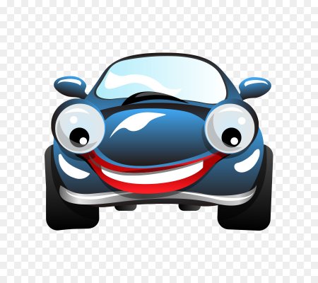 Автомобиль с глазками