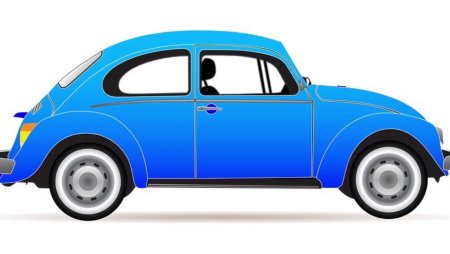 Машинка на прозрачном фоне