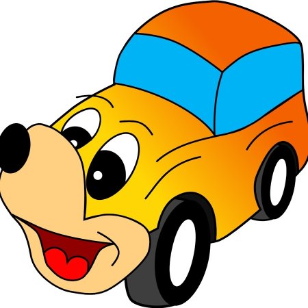 Автомобиль для детей мультяшная