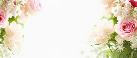 Пустые открытки с цветами