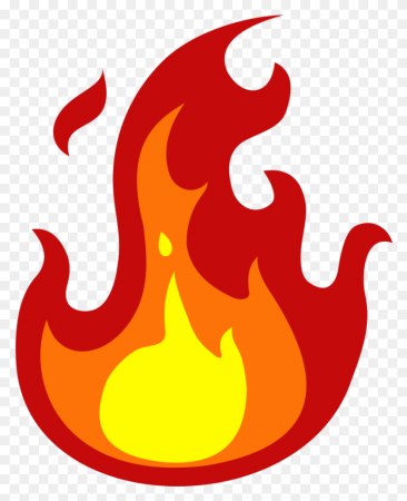 Огонь мультяшный