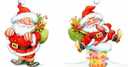 Маленькая открытка на новый год