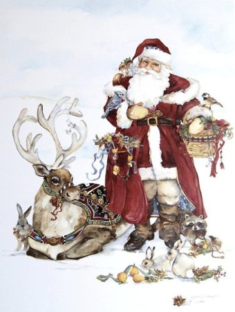 Винтажные деды Морозы