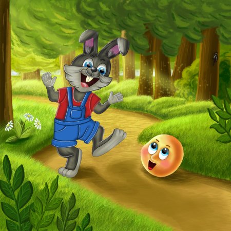 Заяц и Колобок