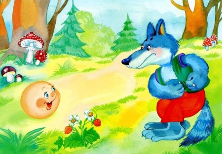 Сказка Колобок волк