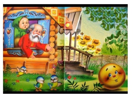 Колобок дом бабушки и дедушки