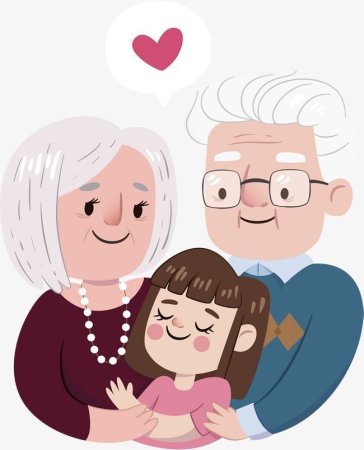 Изображение бабушки и дедушки