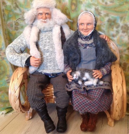 Старичок кукла