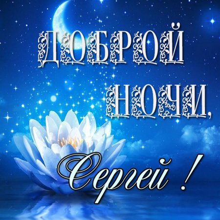 Доброй ночи Леночка