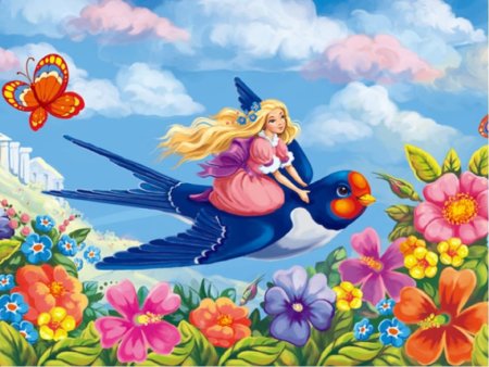 Андерсен Дюймовочка с ласточкой