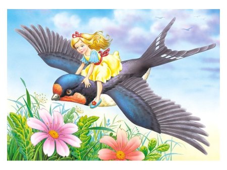 Ганс христиан Андерсен Дюймовочка на Ласточке