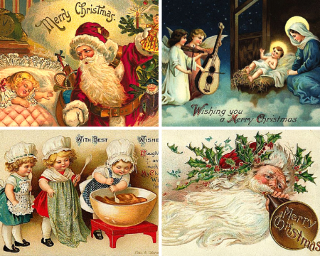 Рождественская открытка в Англии