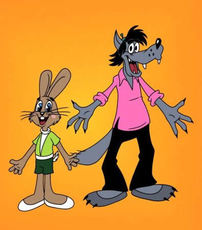 Волк и заяц ну погоди