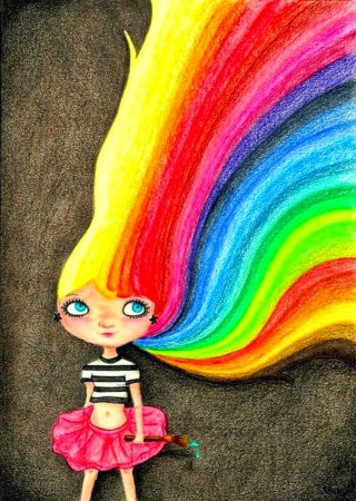 Радужные рисунки