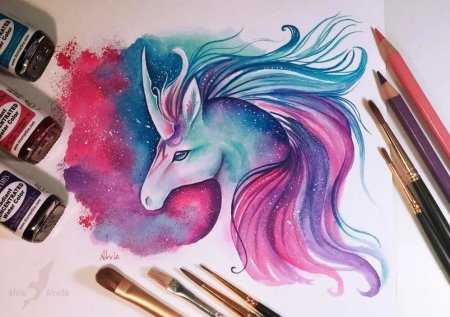 Рисунки красками