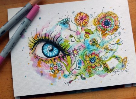 Красивые рисунки фломастерами