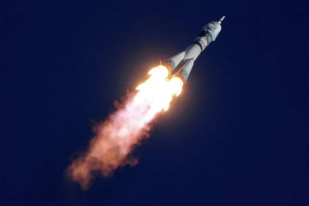 Старт ракеты «Союз МС-11