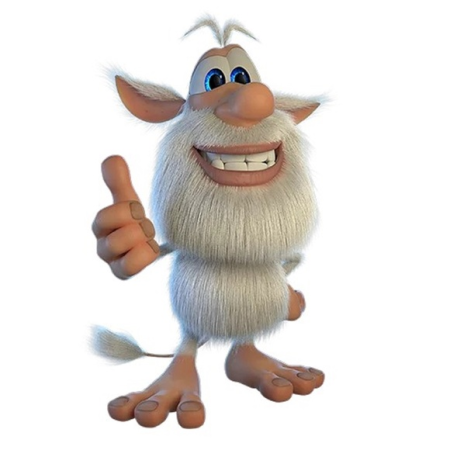 Герои мультика Буба