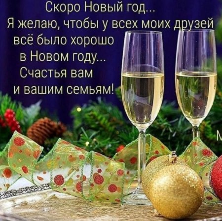 С наступающим новым годом друзья
