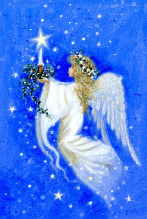 Рождественский ангел картина