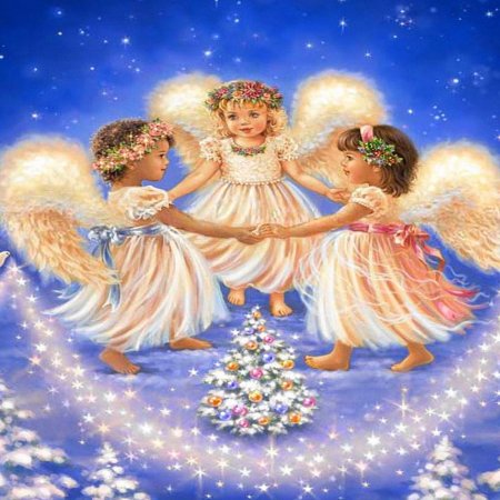 Рождество ангелочки