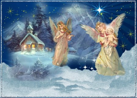 Рождество Христово ангел прилетел